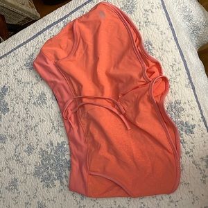 Peachy Orange Reel legends womens medium shorts